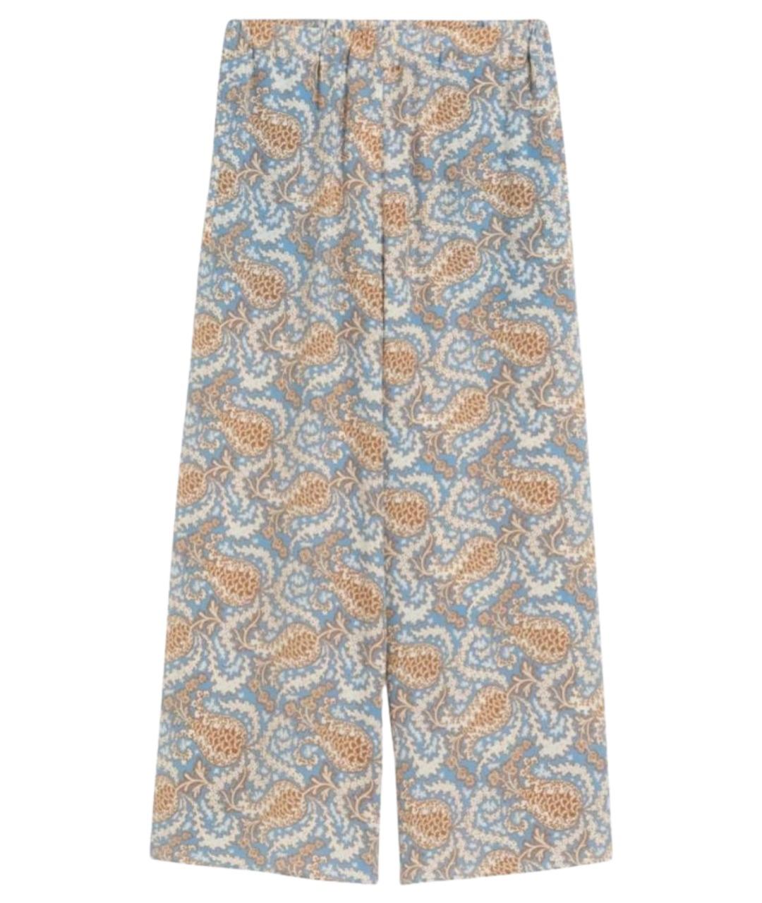 WEEKEND MAX MARA Мульти шелковые брюки широкие, фото 1