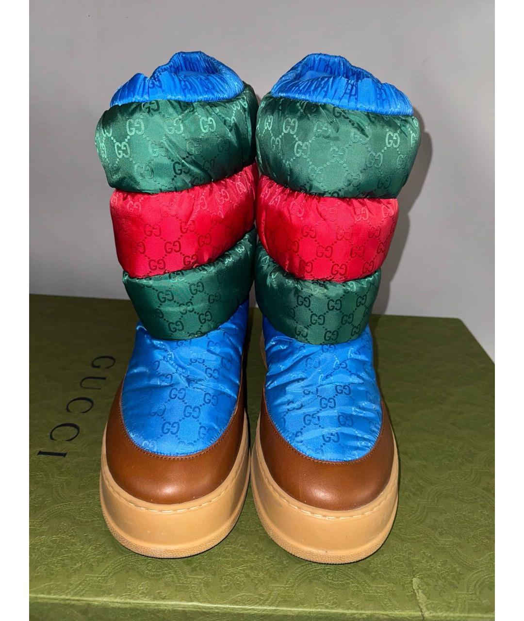 GUCCI Мульти высокие ботинки, фото 2
