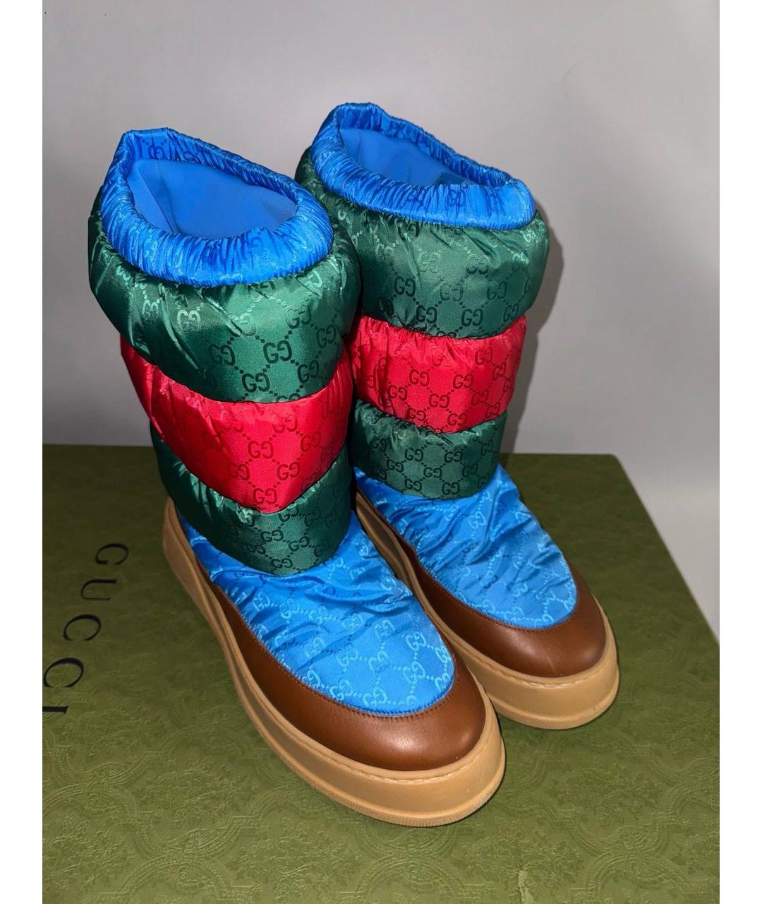 GUCCI Мульти высокие ботинки, фото 3