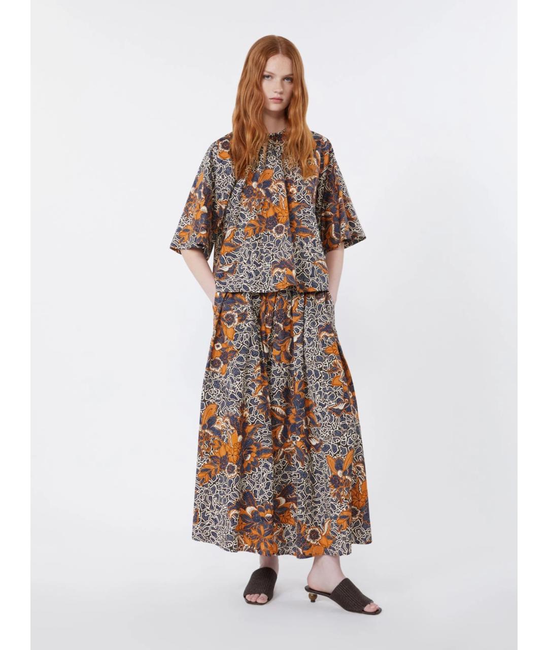 WEEKEND MAX MARA Мульти хлопковая рубашка, фото 2