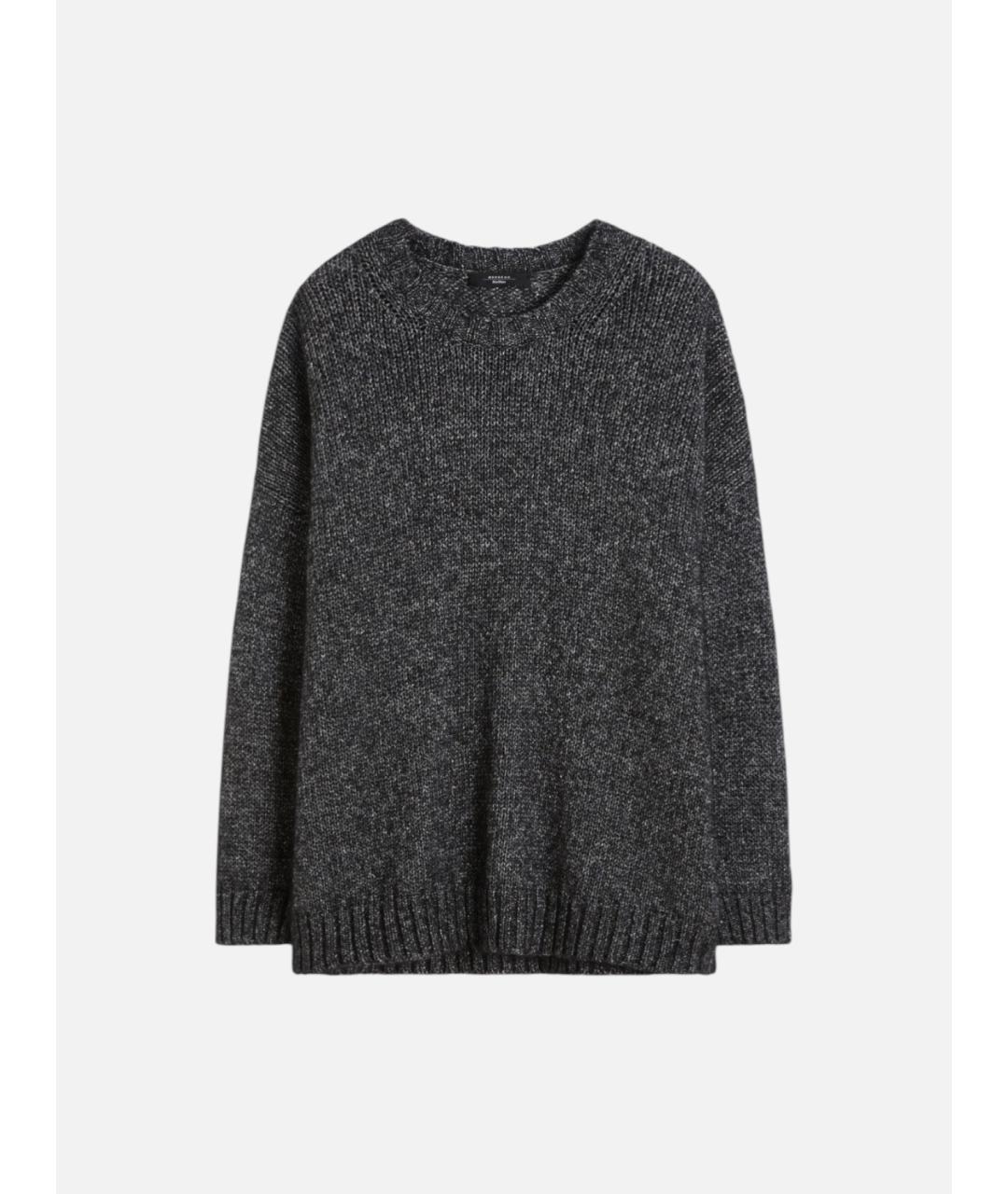WEEKEND MAX MARA Серый шерстяной джемпер / свитер, фото 6
