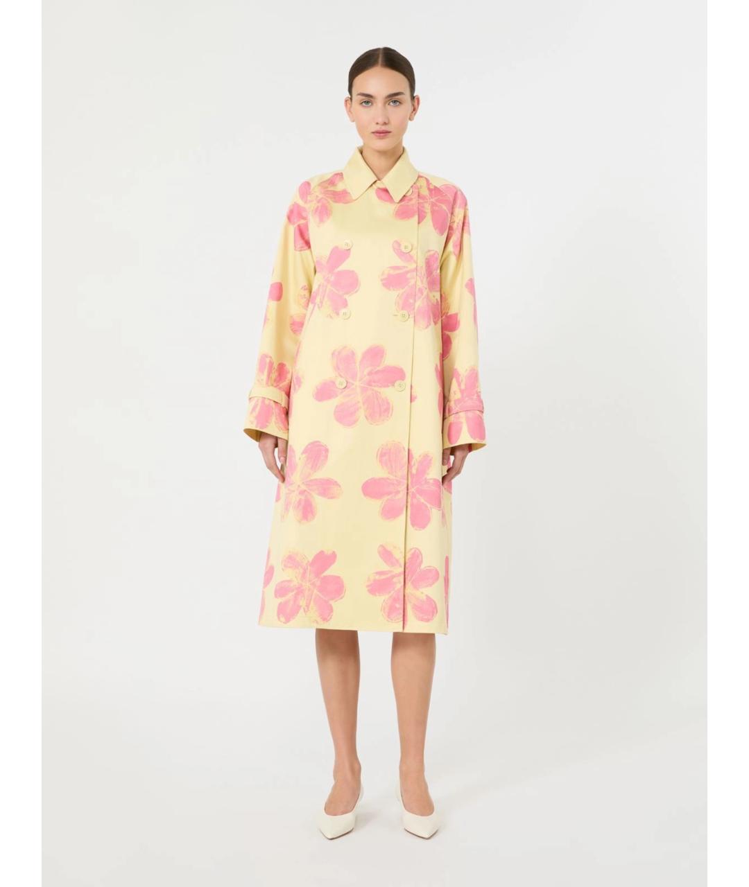 WEEKEND MAX MARA Мульти хлопковый тренч/плащ, фото 2