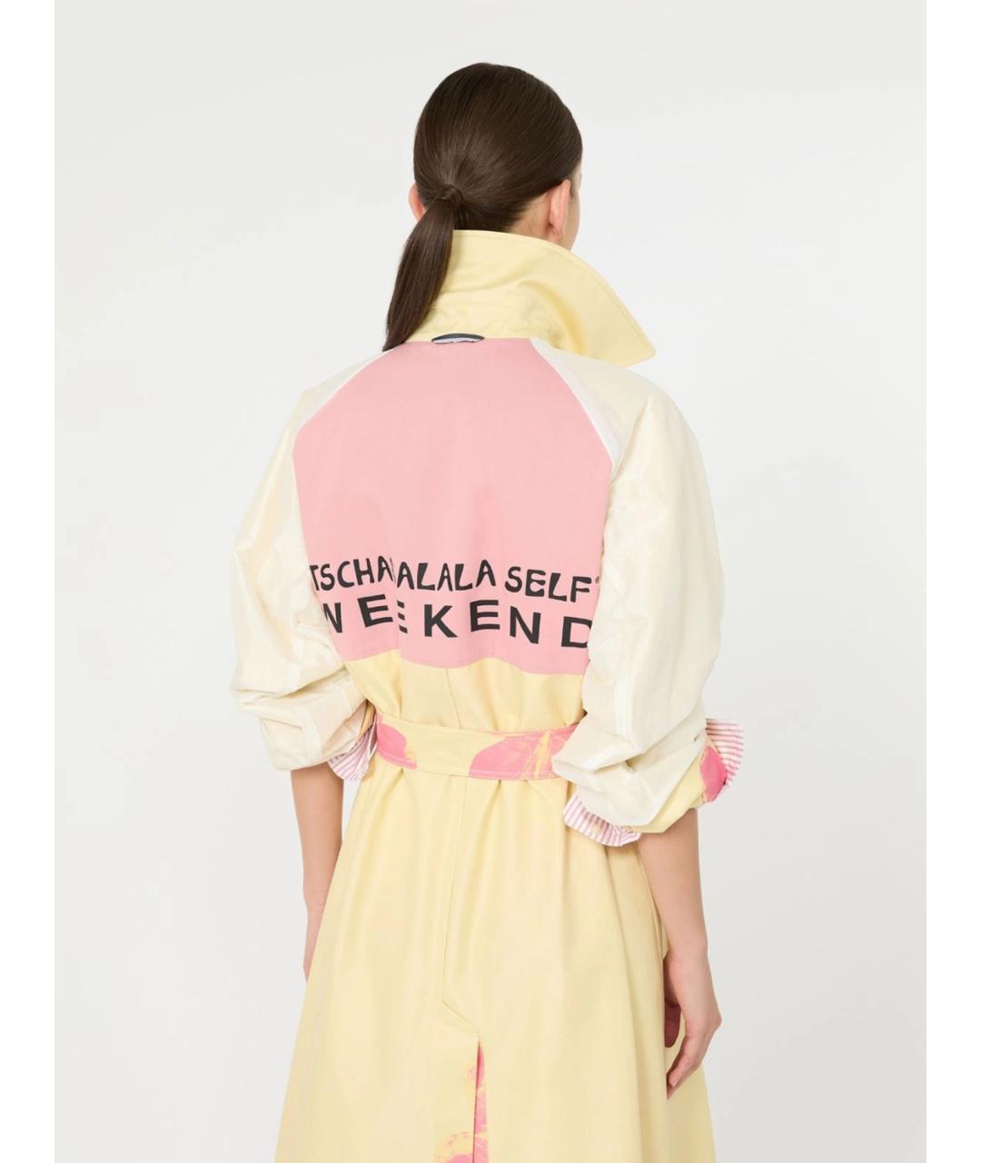 WEEKEND MAX MARA Мульти хлопковый тренч/плащ, фото 5