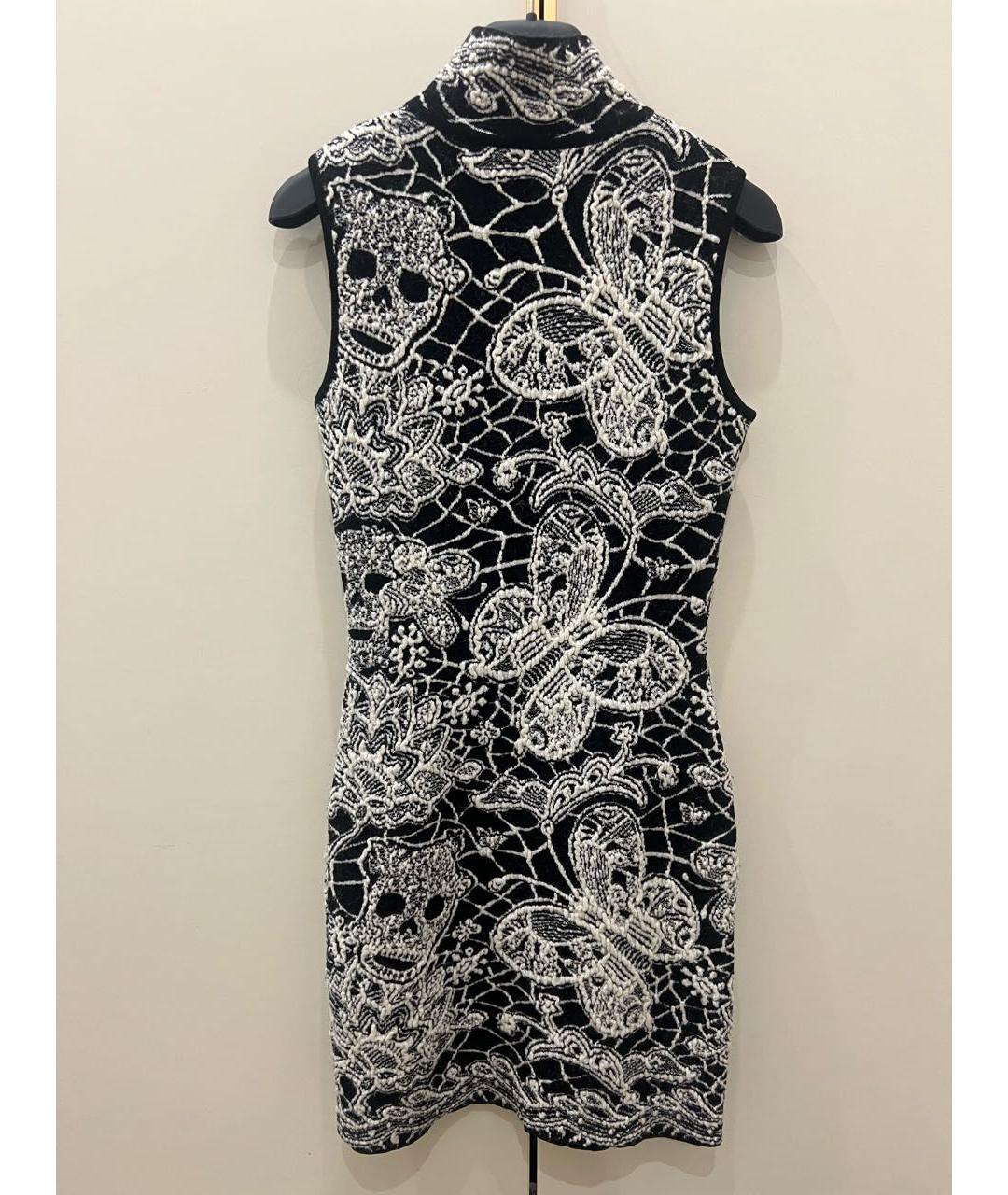 PHILIPP PLEIN Черное шерстяное повседневное платье, фото 2