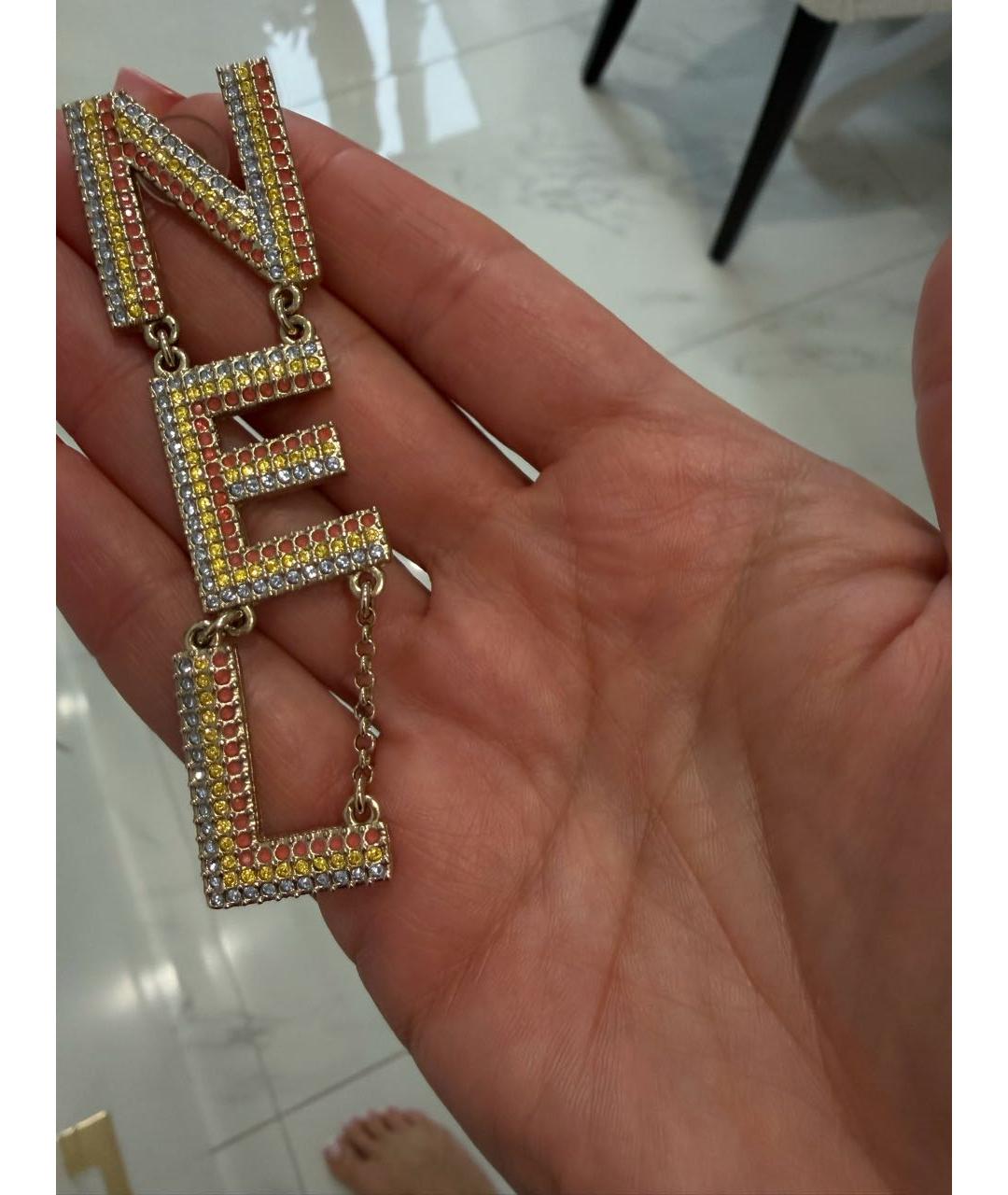 CHANEL Золотые серьги, фото 4