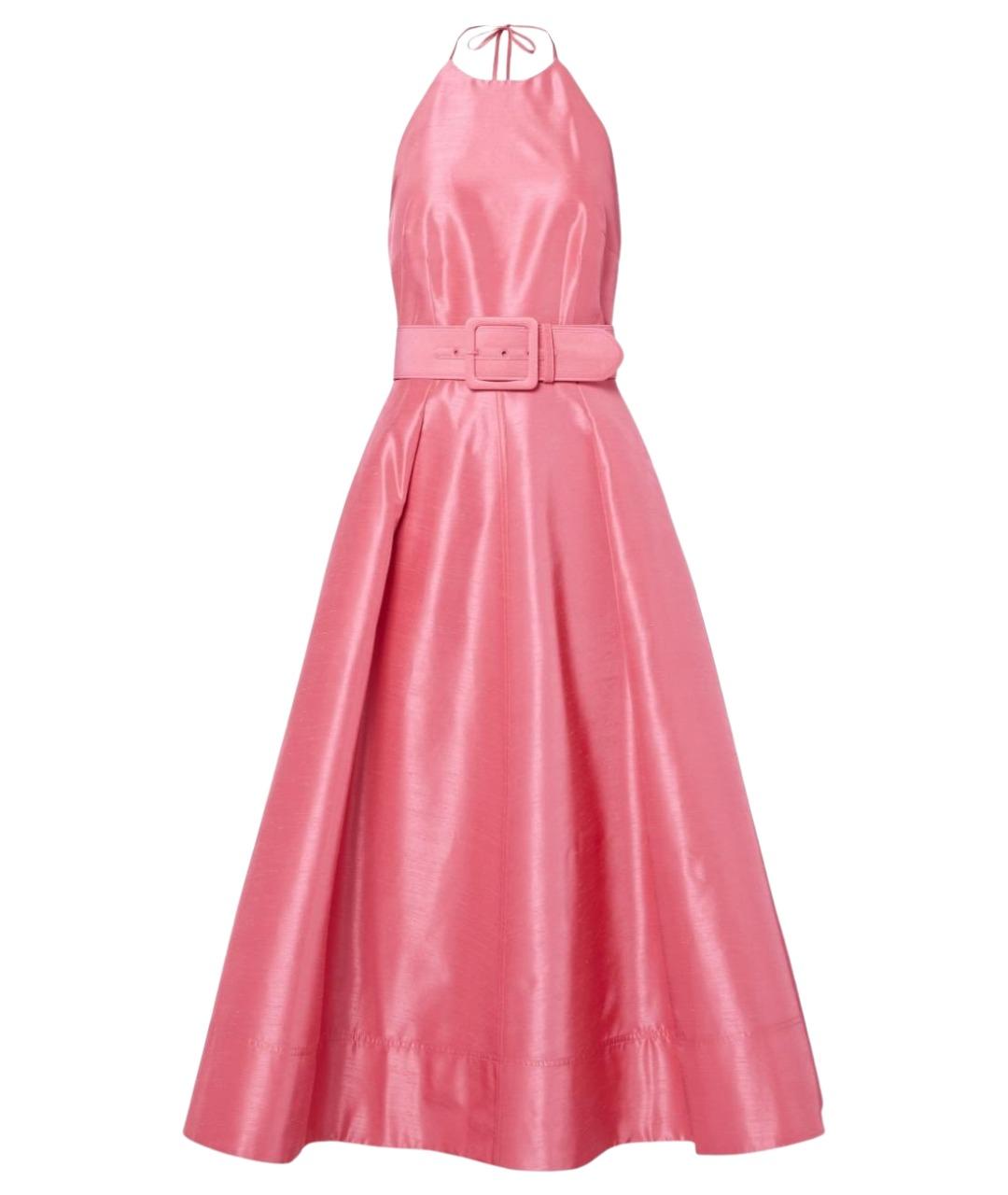 REBECCA VALLANCE Розовое полиэстеровое коктейльное платье, фото 1