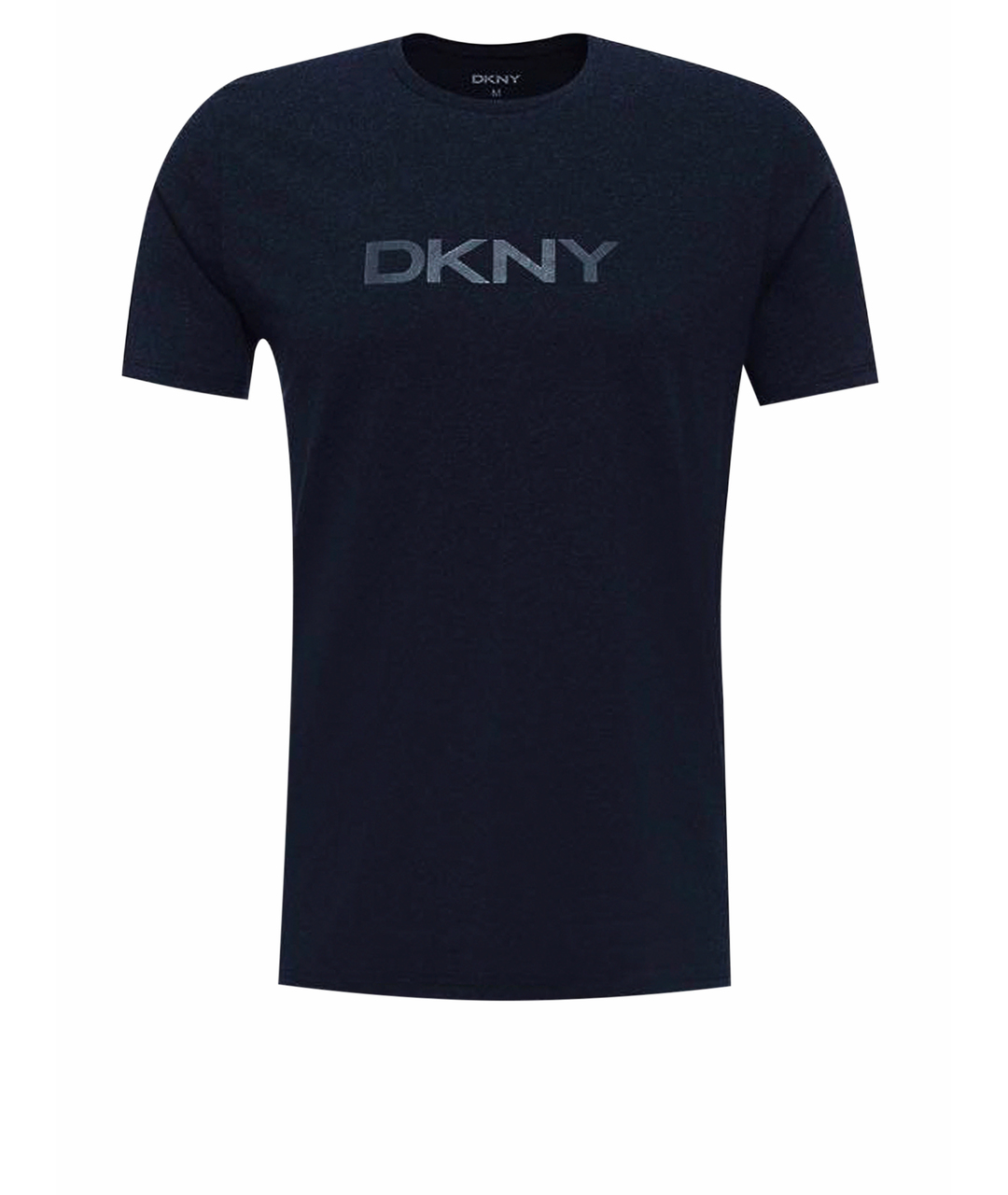 DKNY Темно-синяя хлопковая футболка, фото 1