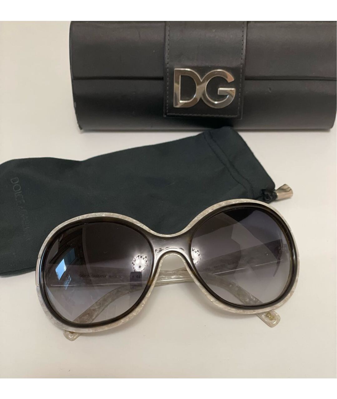DOLCE&GABBANA Пластиковые солнцезащитные очки, фото 6