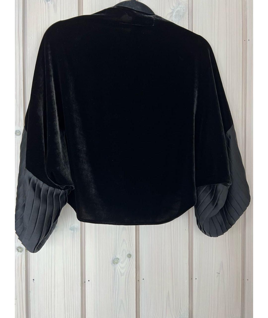 ARMANI COLLEZIONI Черное шелковое вечернее платье, фото 2