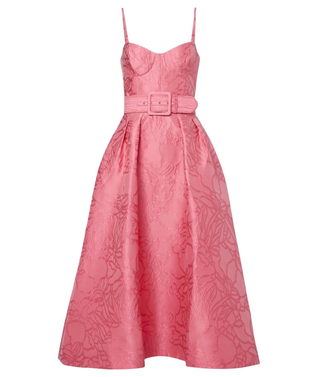 REBECCA VALLANCE Розовое полиэстеровое коктейльное платье, фото 1