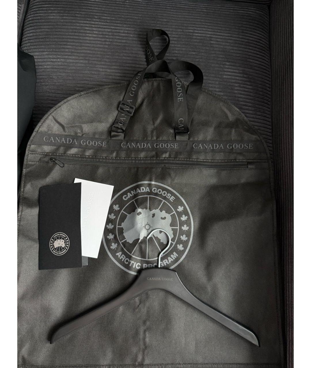 CANADA GOOSE Черный пуховик, фото 5