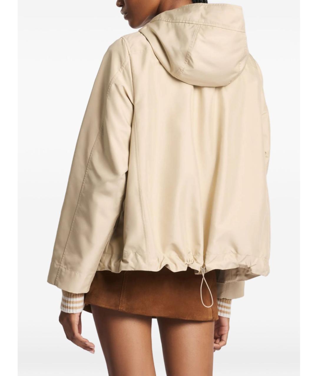 FAY Бежевая полиэстеровая куртка, фото 3