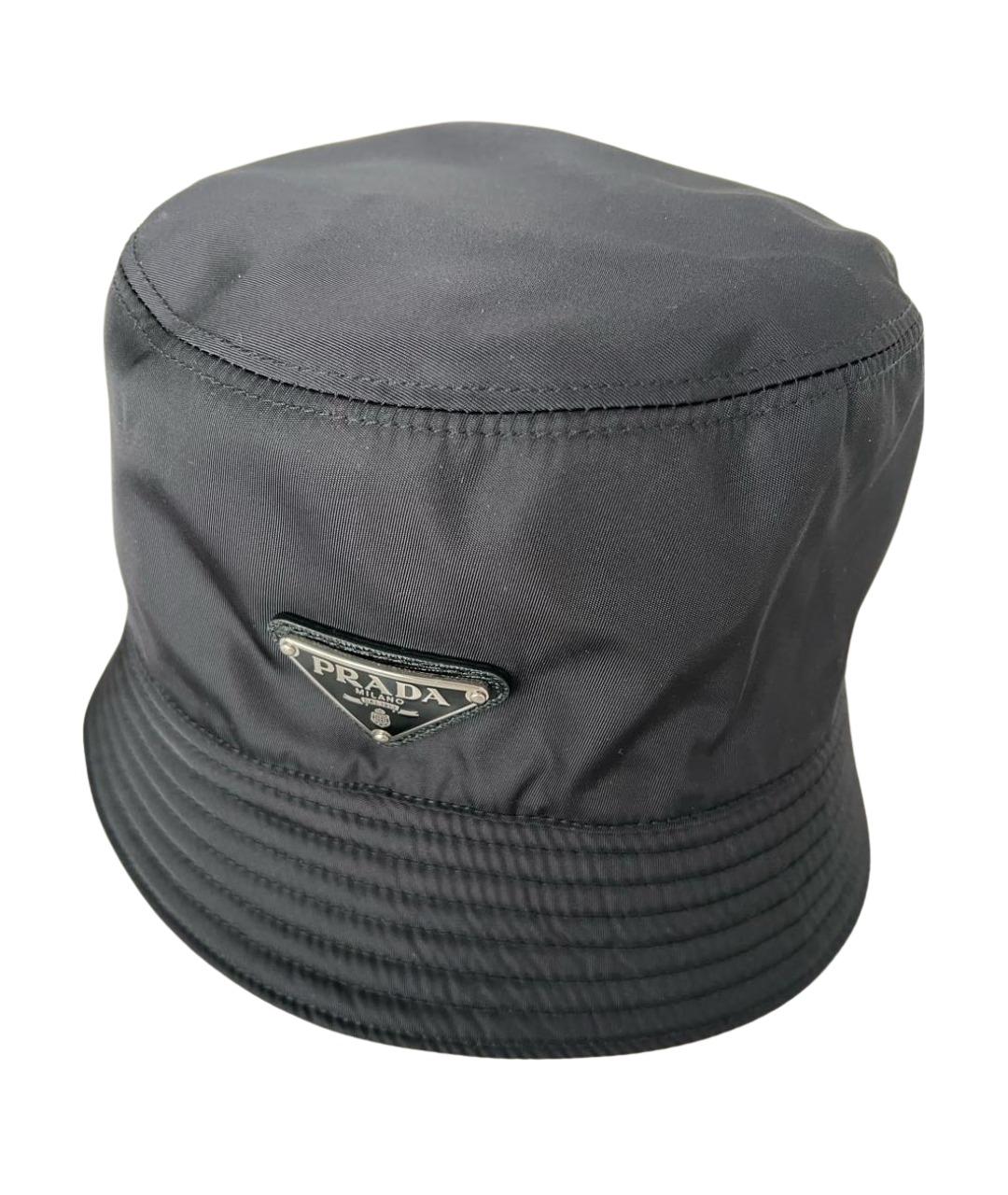 PRADA Черная синтетическая панама, фото 1
