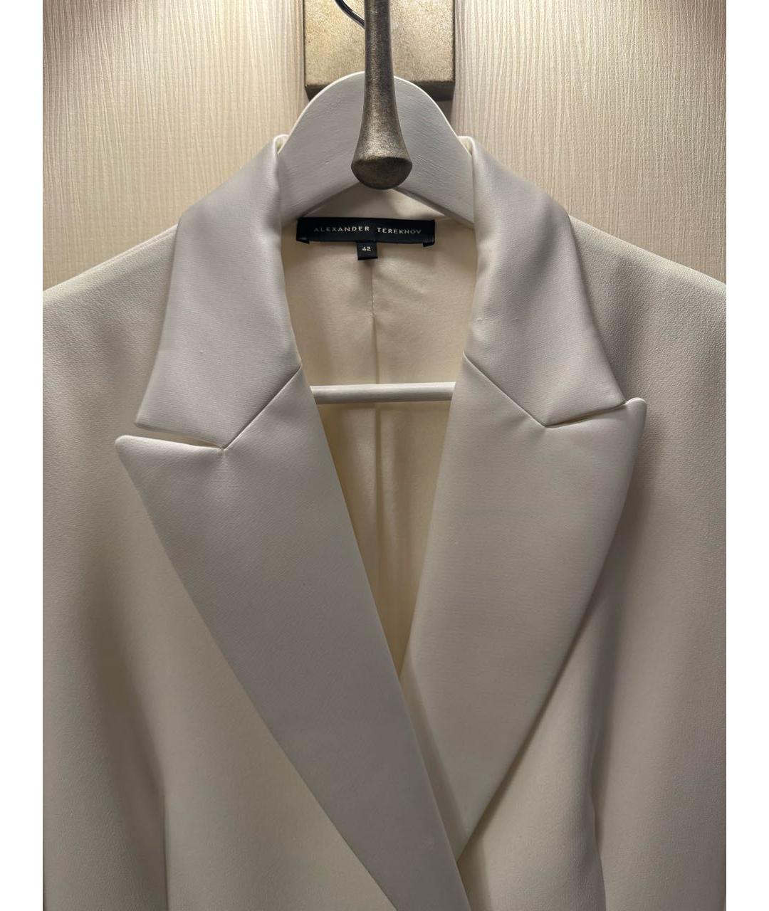 ALEXANDER TEREKHOV Белое полиэстеровое свадебное платье, фото 3