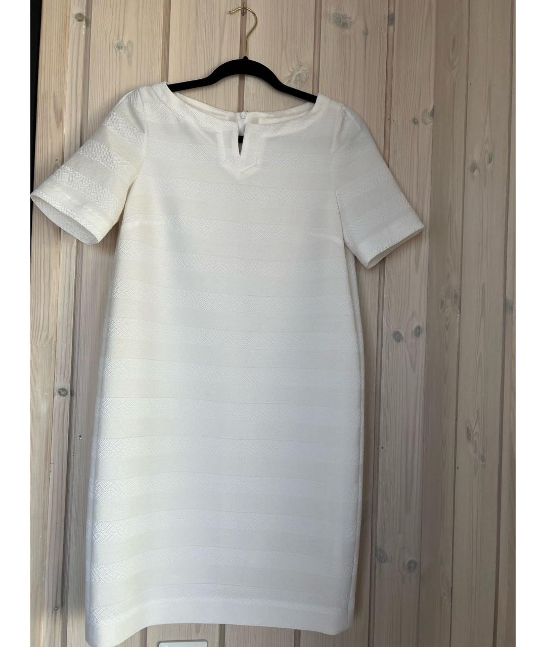 BOGNER Белое полиэстеровое повседневное платье, фото 5