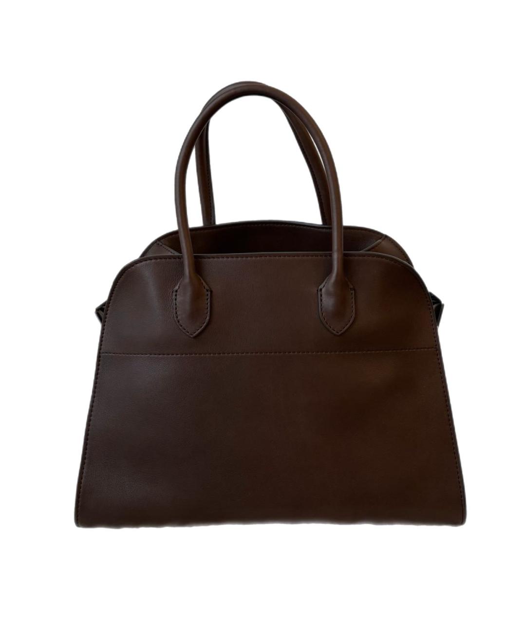 THE ROW Коричневая кожаная сумка через плечо, фото 8