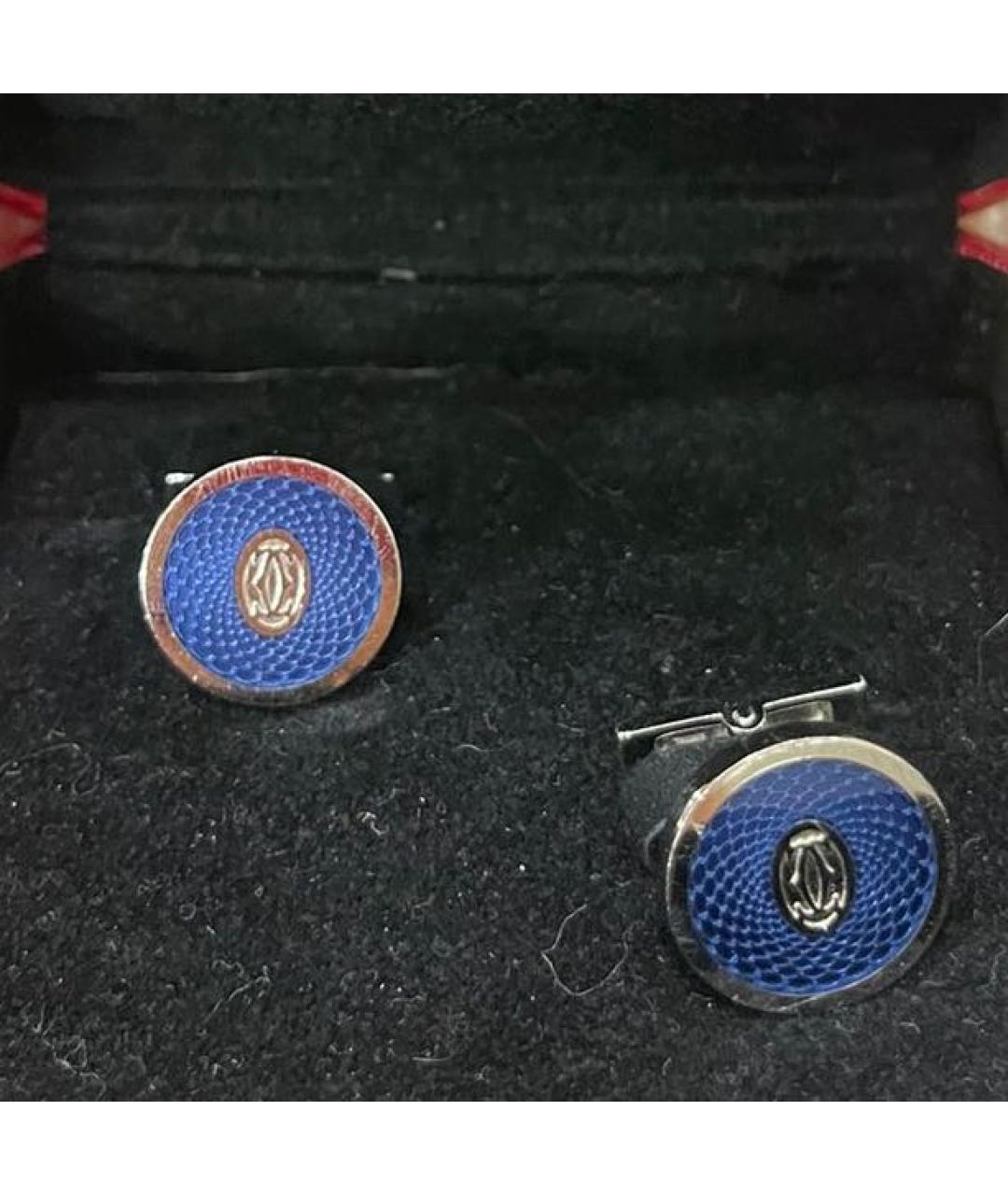 CARTIER Синие запонки, фото 2