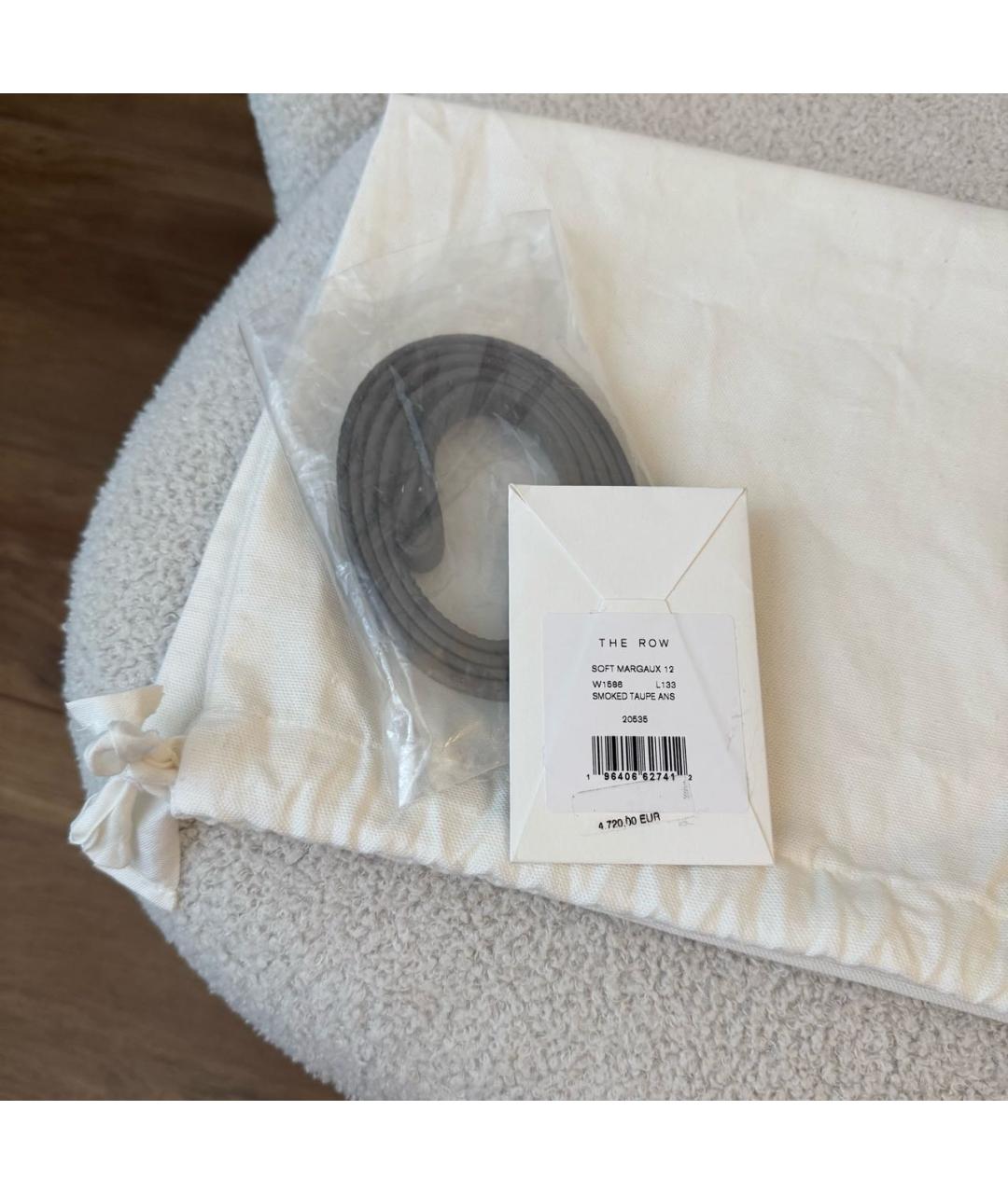 THE ROW Серая кожаная сумка через плечо, фото 7