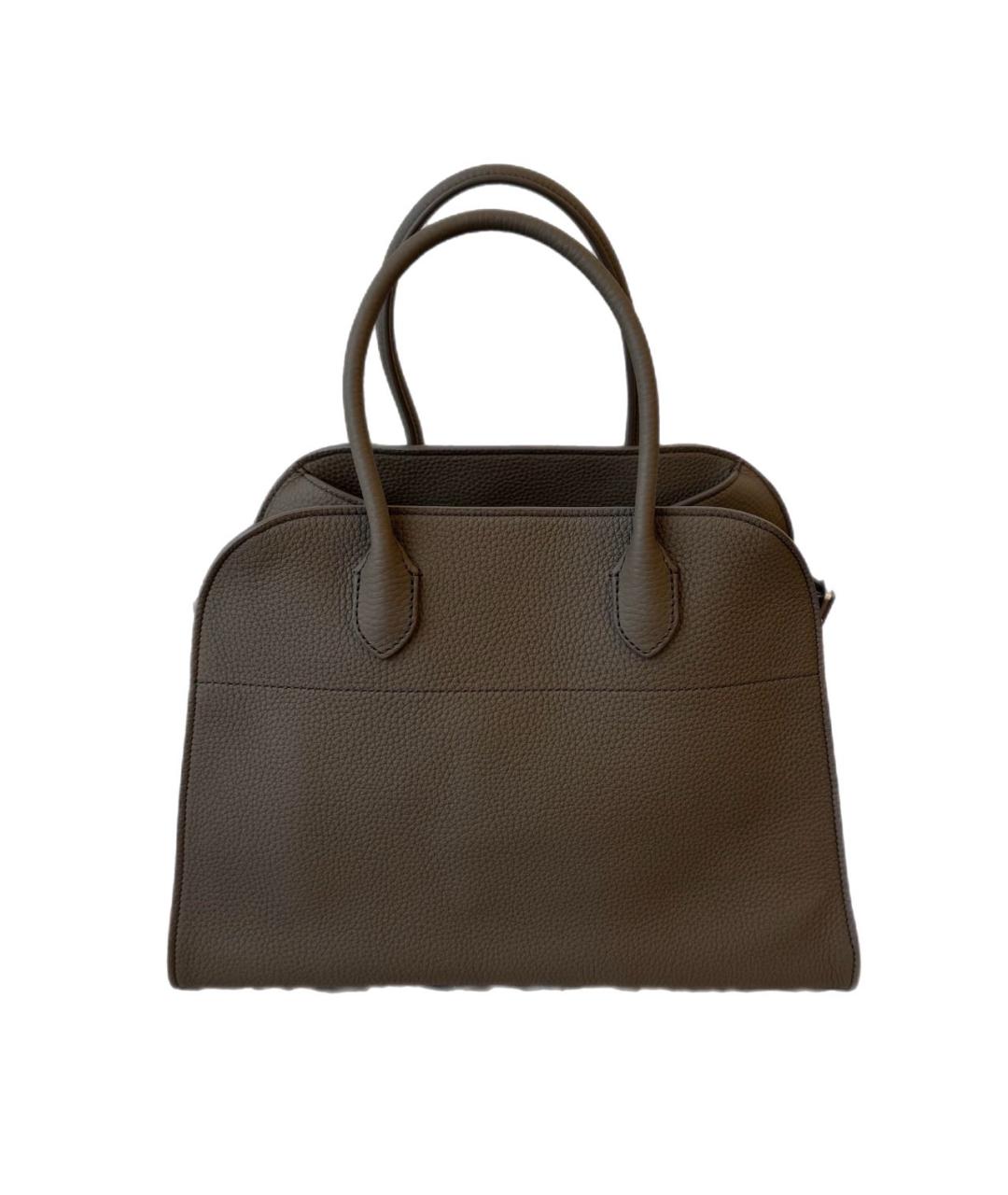 THE ROW Серая кожаная сумка через плечо, фото 8