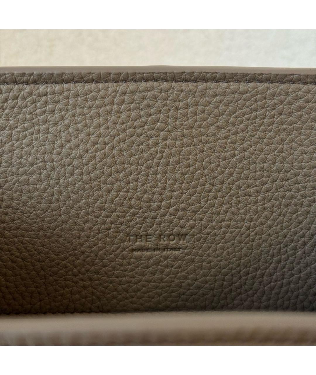 THE ROW Серая кожаная сумка через плечо, фото 5