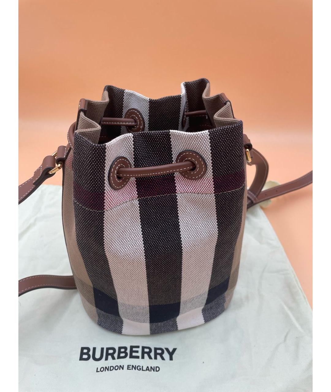 BURBERRY Мульти тканевая сумка через плечо, фото 4