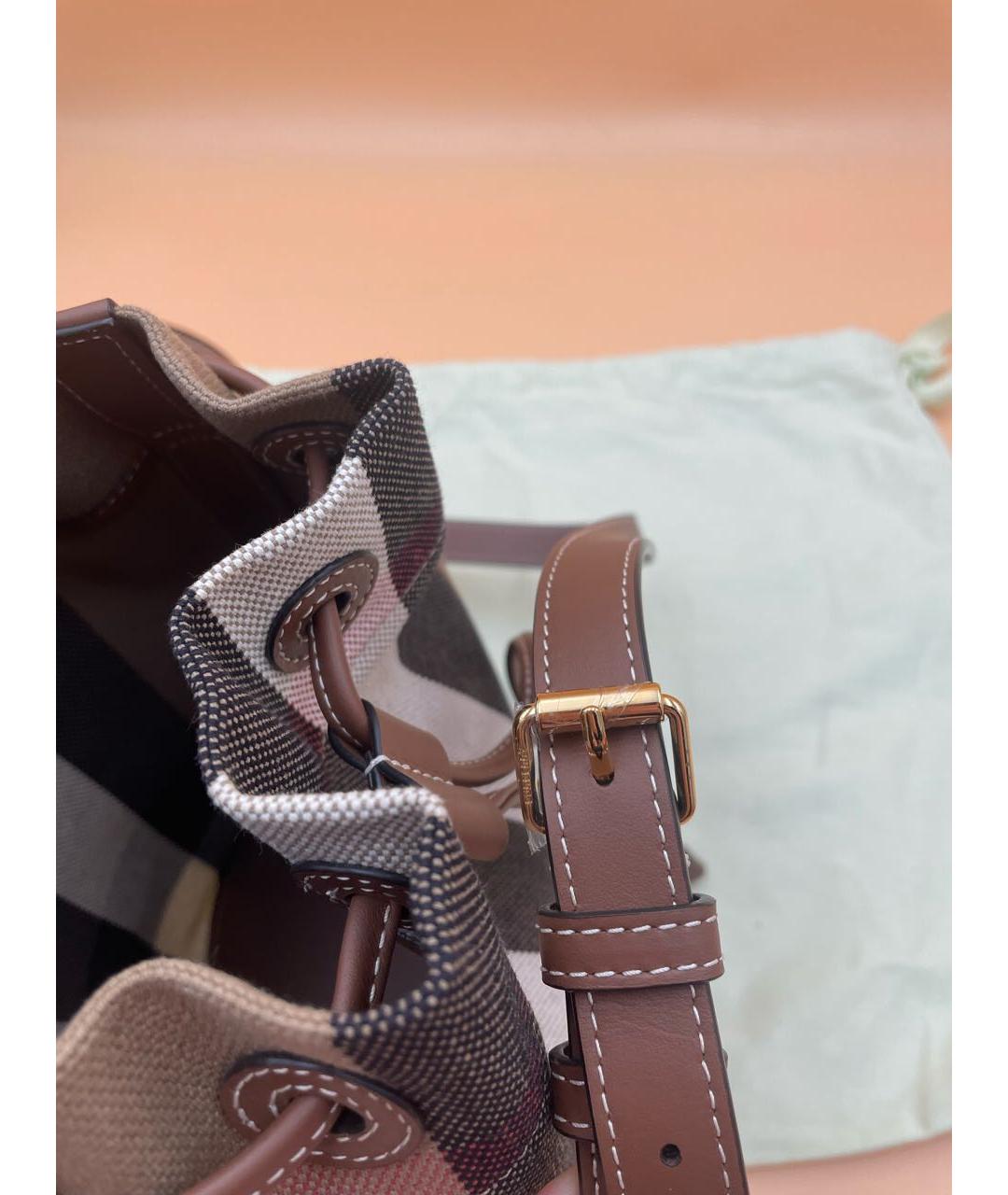 BURBERRY Мульти тканевая сумка через плечо, фото 5