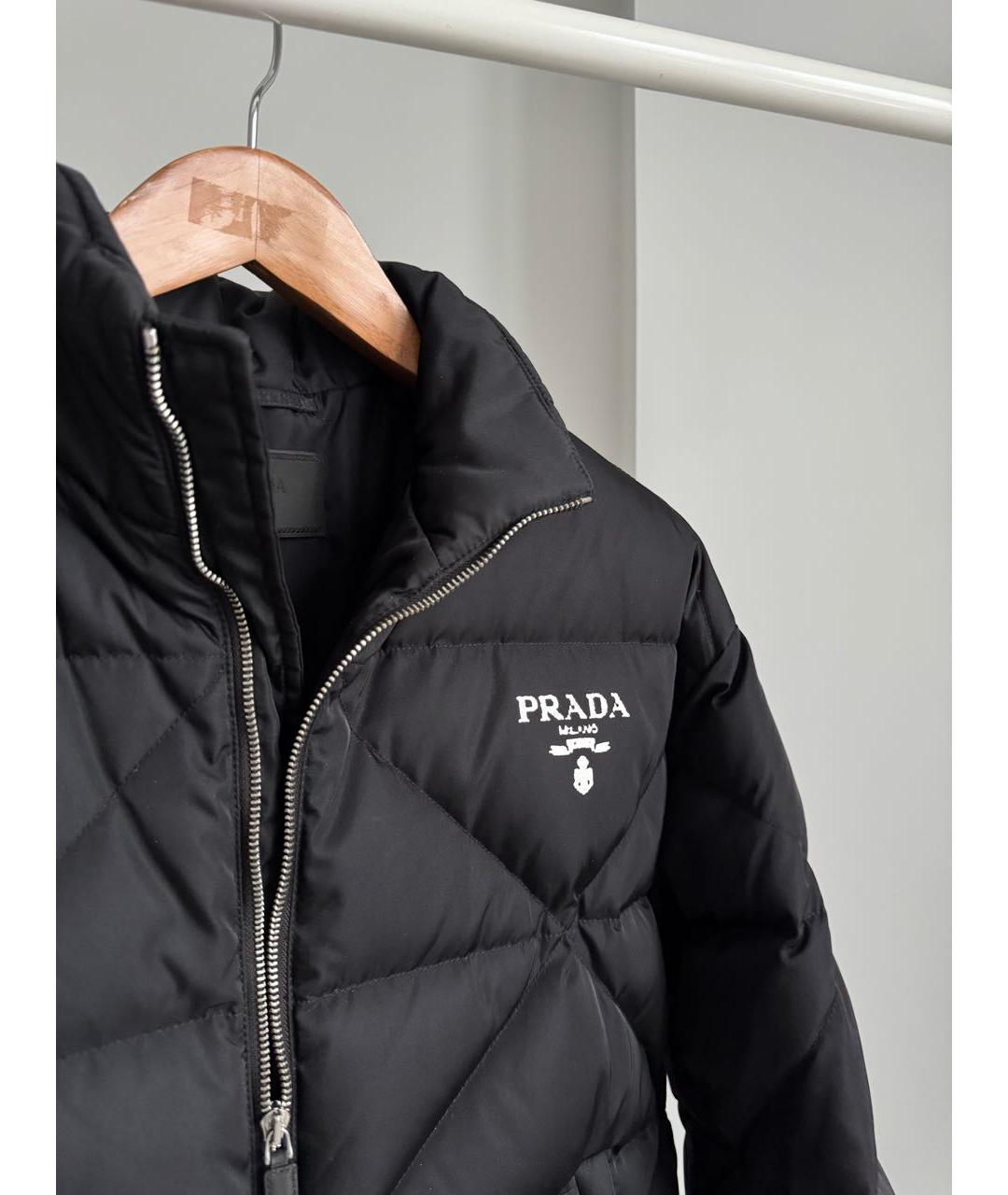 PRADA Черный пуховик, фото 3