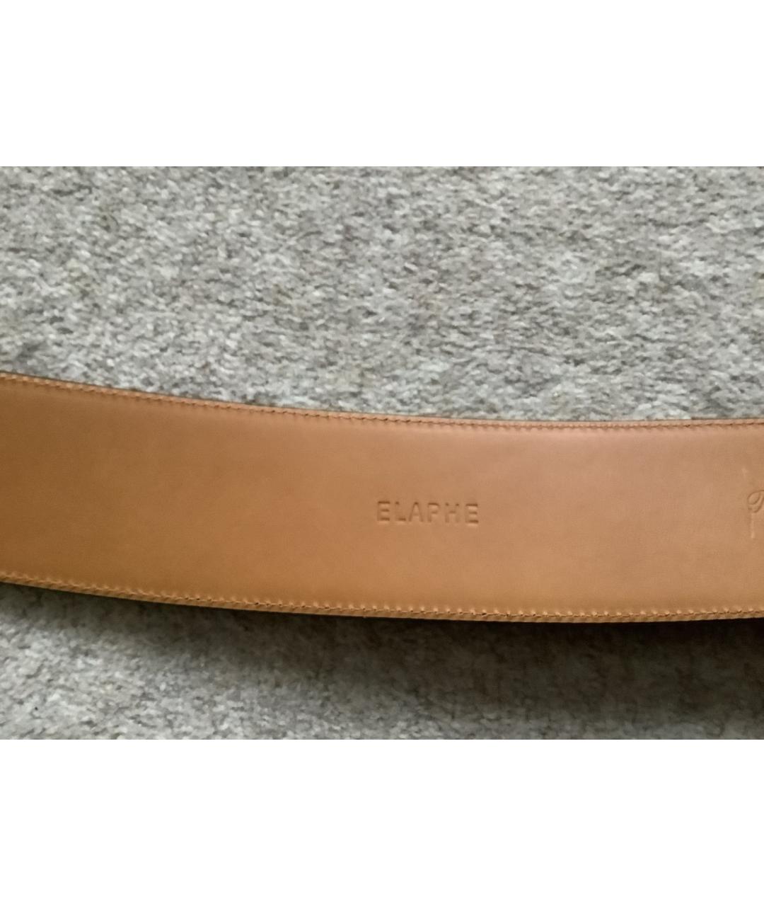 RALPH LAUREN Серебрянный ремень из экзотической кожи, фото 5