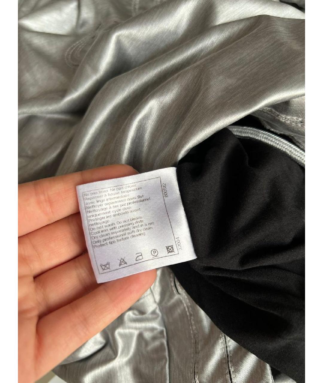 CHANEL Серебряная спортивная куртка, фото 5
