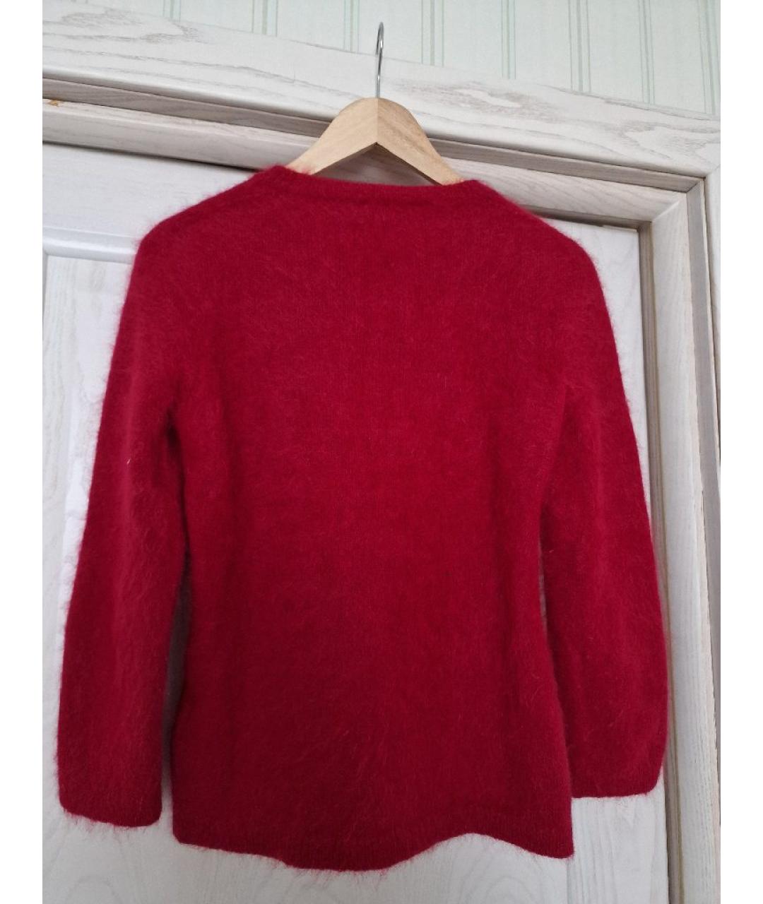 ESCADA Красный шерстяной джемпер / свитер, фото 2