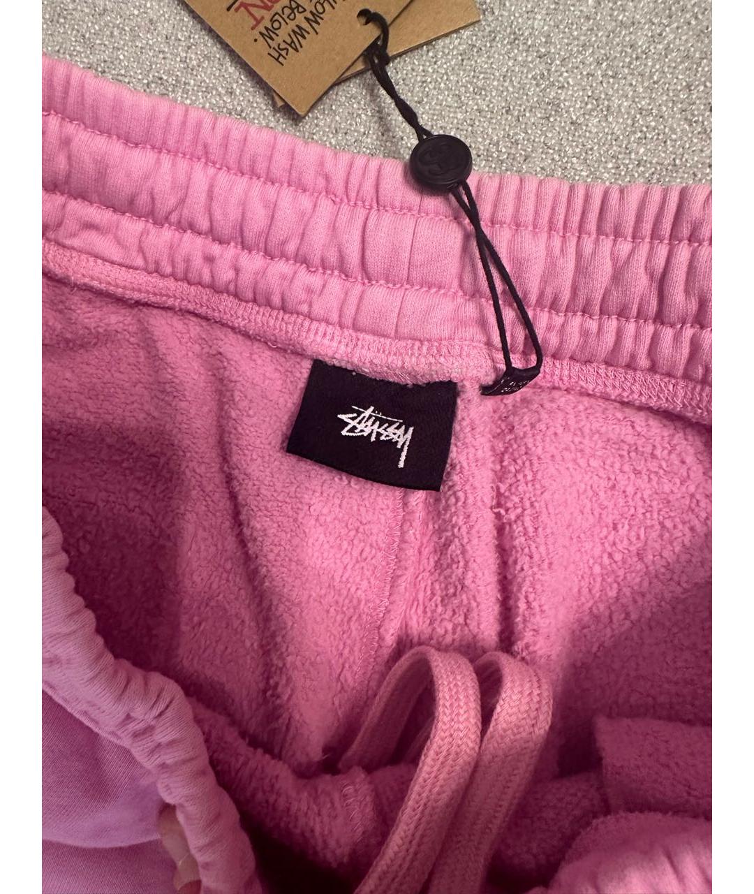 STUSSY Розовые повседневные брюки, фото 3