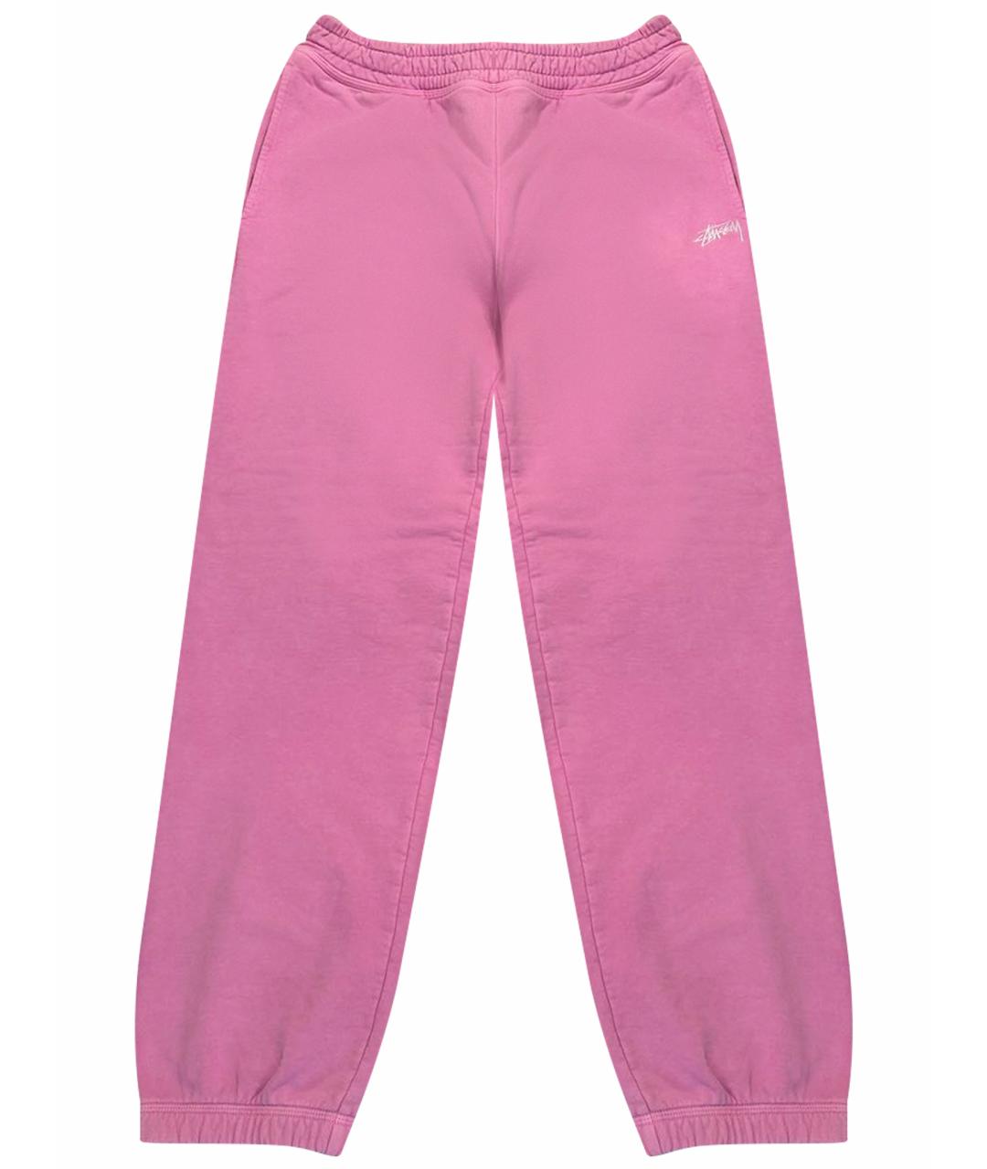 STUSSY Розовые повседневные брюки, фото 1