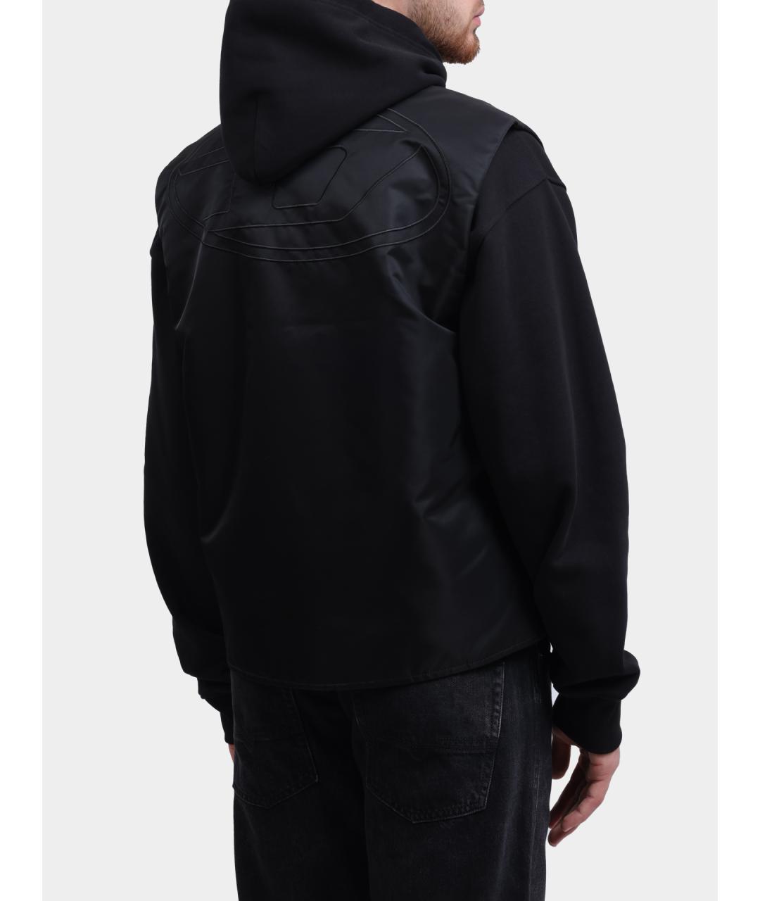 DIESEL Черный полиамидовый жилет, фото 5