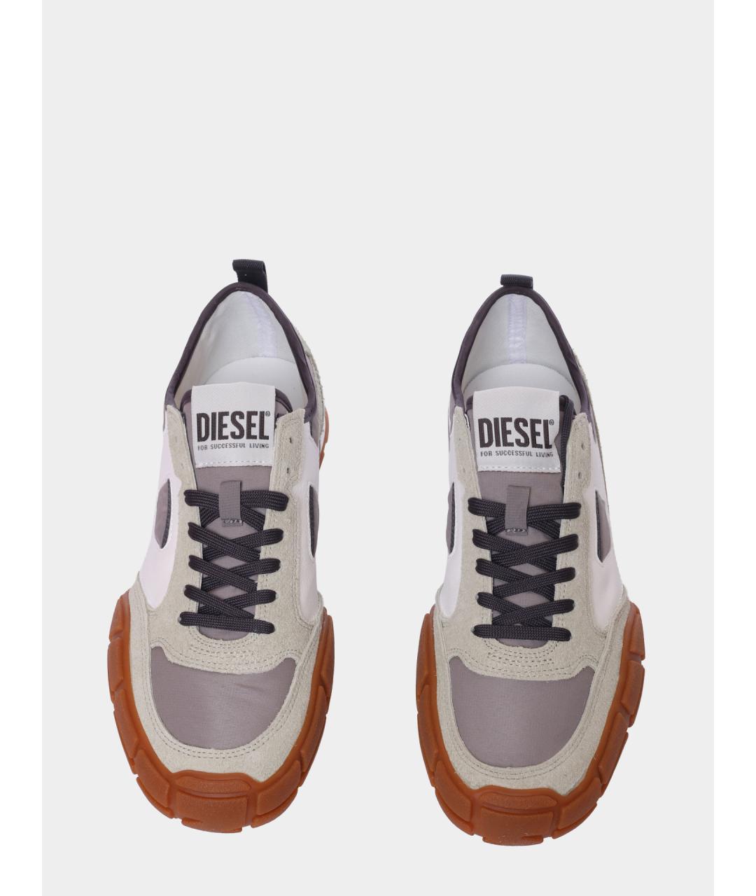 DIESEL Серые низкие кроссовки / кеды, фото 5