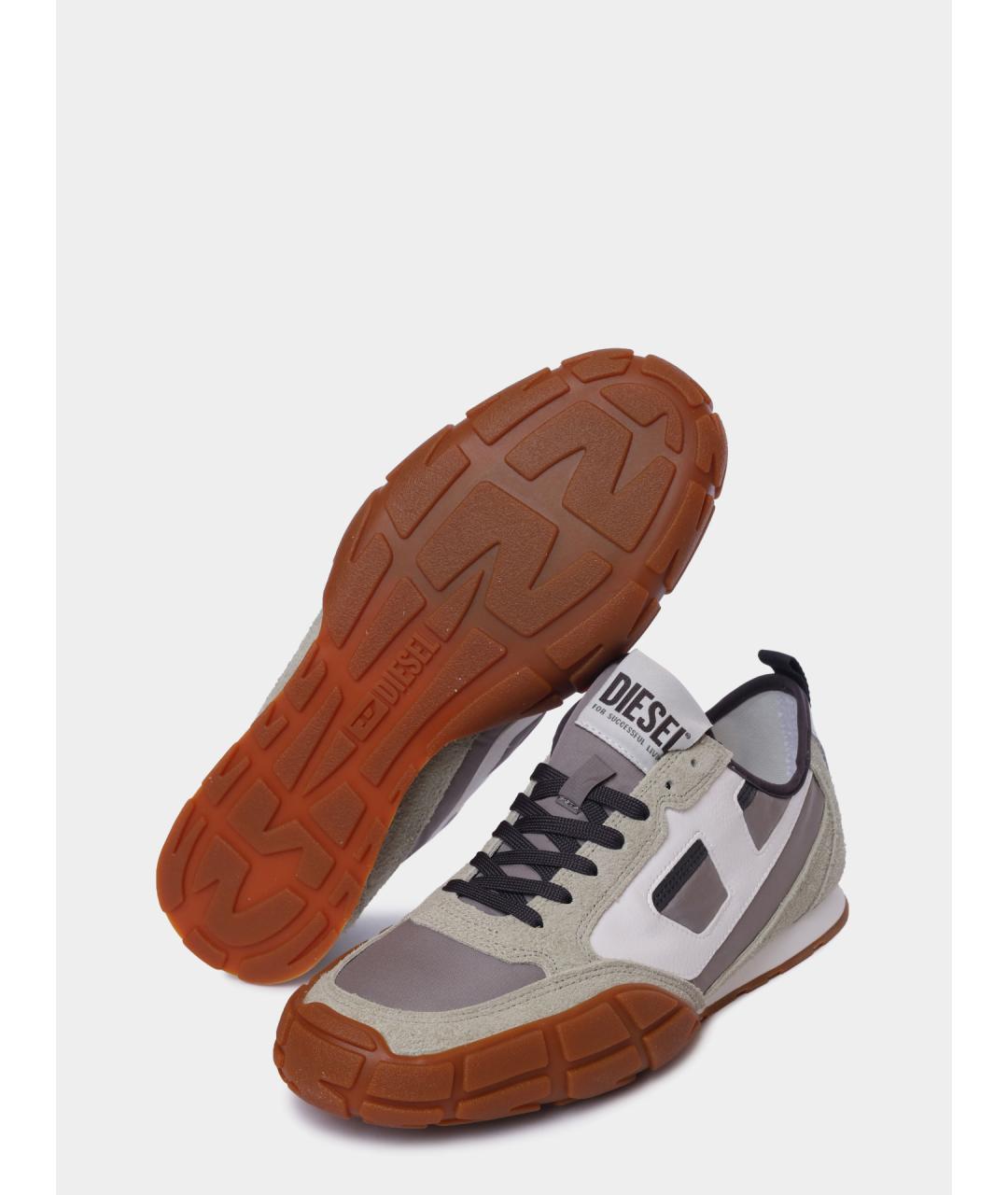 DIESEL Серые низкие кроссовки / кеды, фото 6