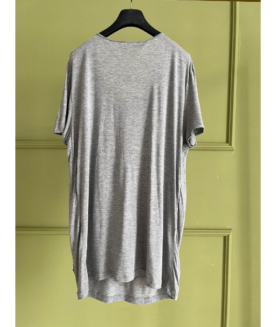 CHRISTIAN DIOR Серебряная футболка, фото 2