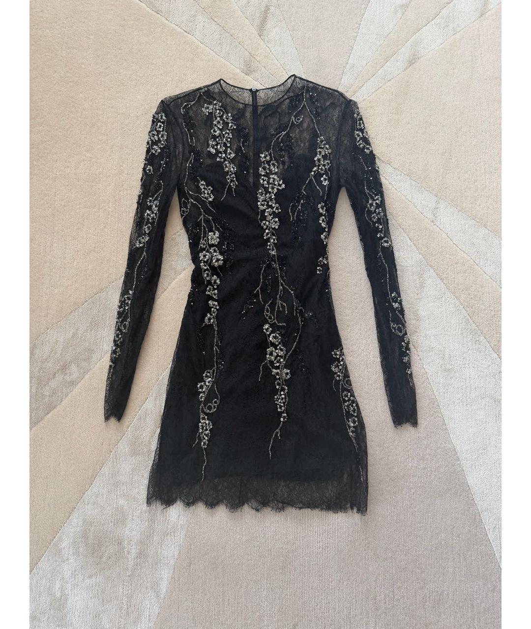 BOHEMIQUE Черное шелковое вечернее платье, фото 5