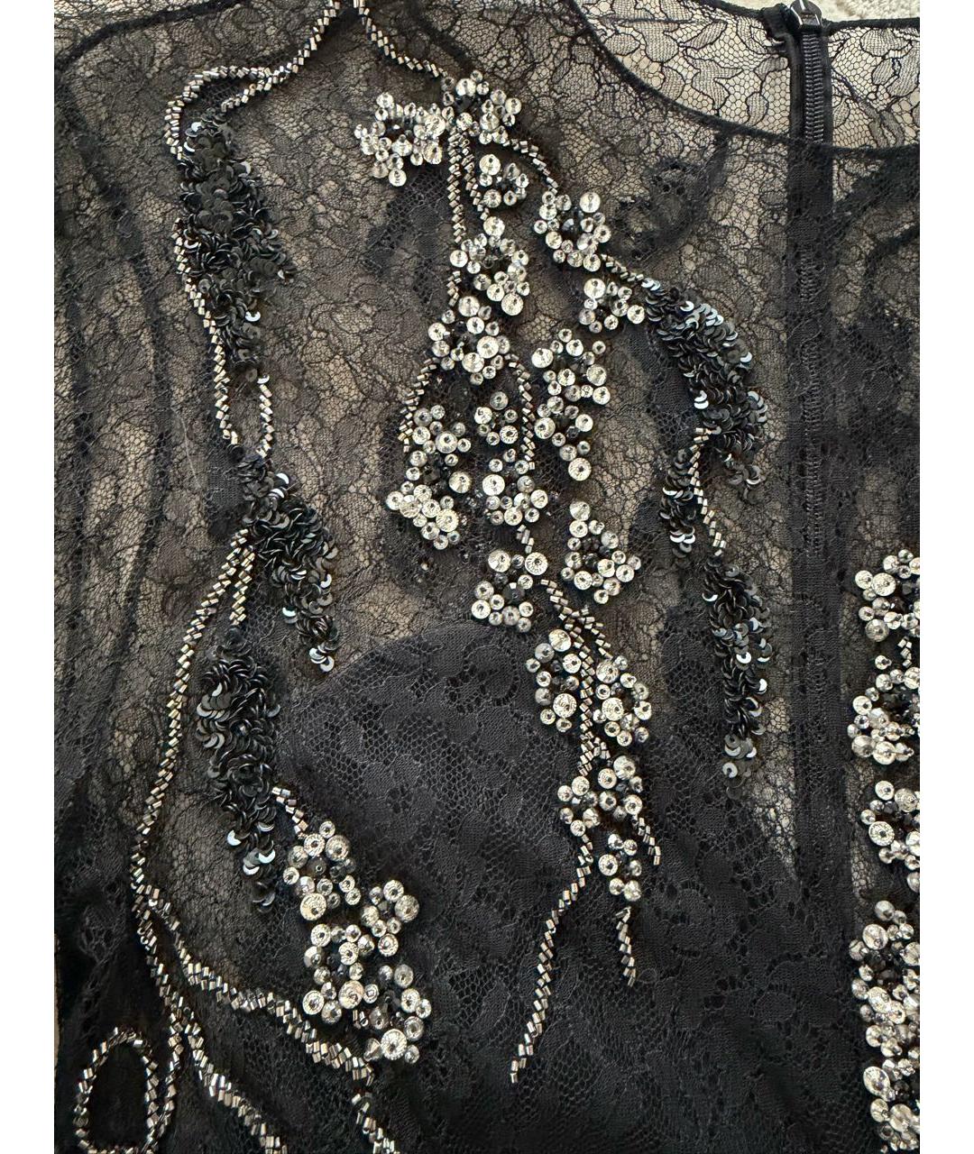 BOHEMIQUE Черное шелковое вечернее платье, фото 2