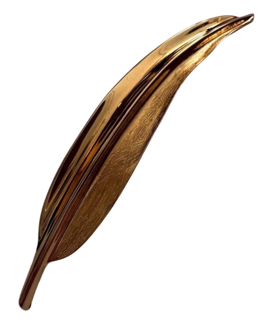 CHRISTIAN DIOR Золотая позолоченная булавка / брошь, фото 1