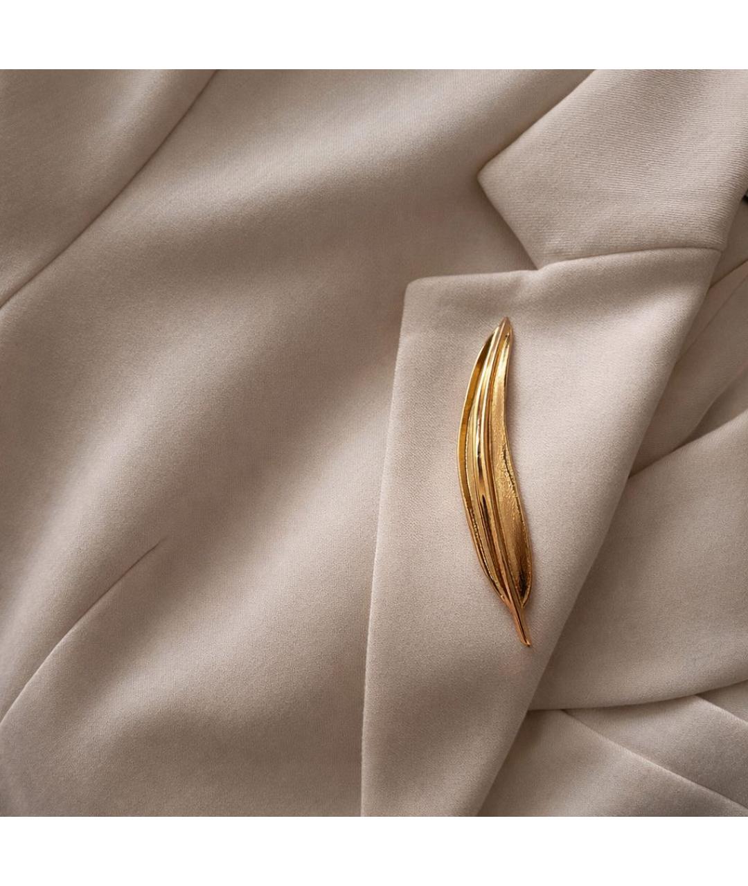 CHRISTIAN DIOR Золотая позолоченная булавка / брошь, фото 5