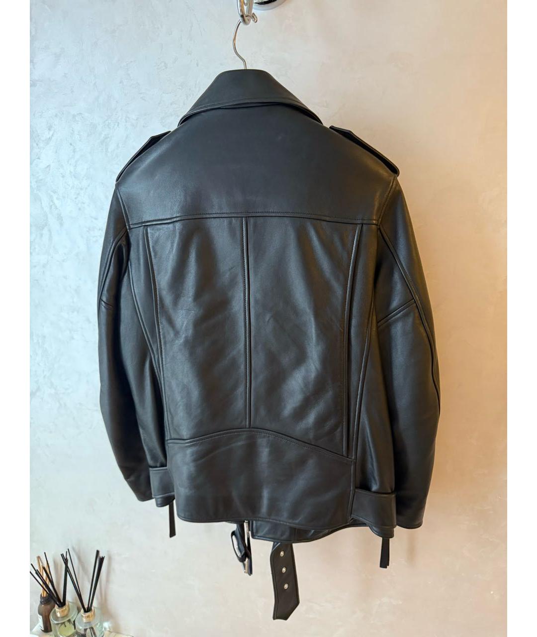 ACNE STUDIOS Черная кожаная куртка, фото 2
