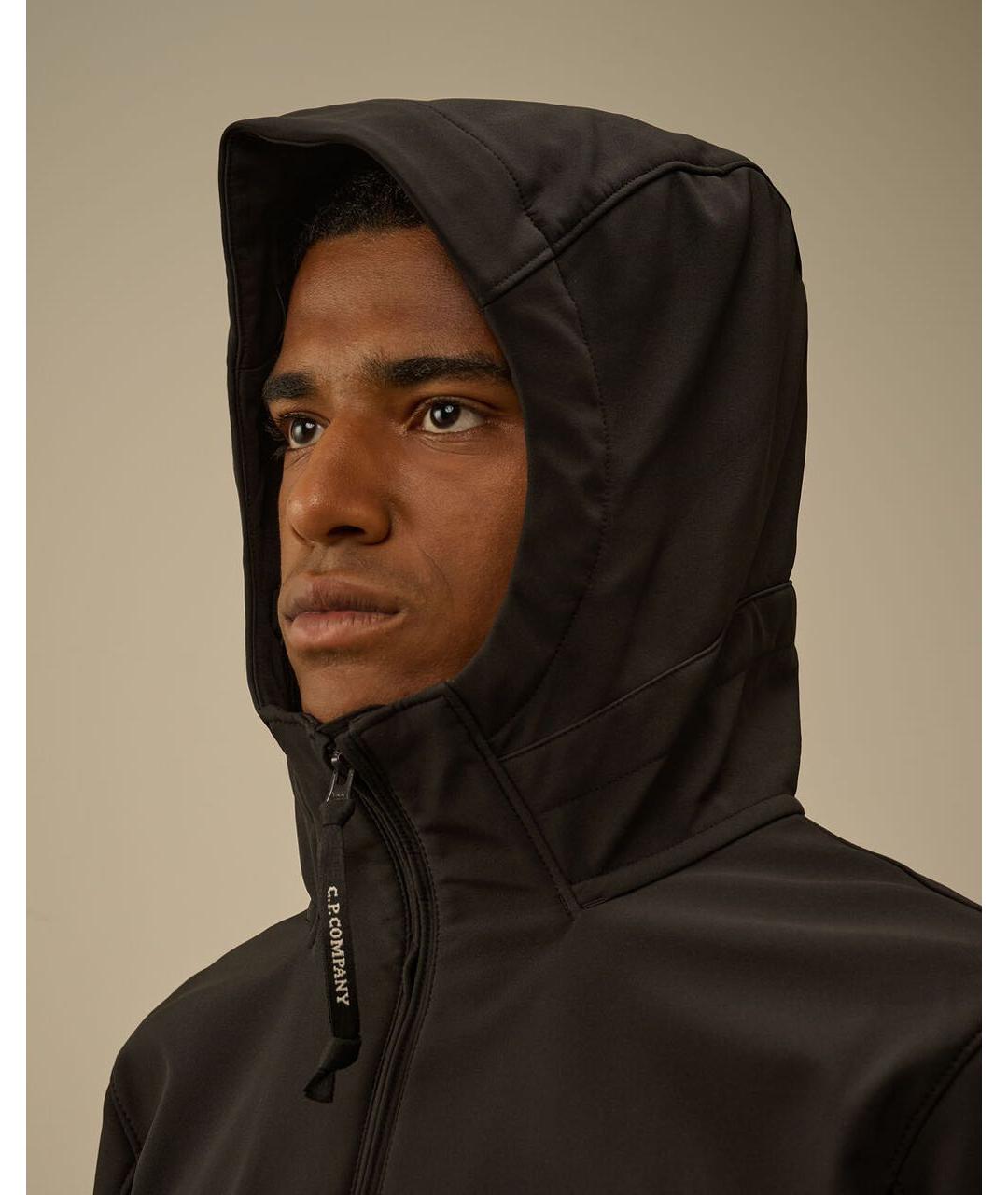 CP COMPANY Черная полиэстеровая куртка, фото 4