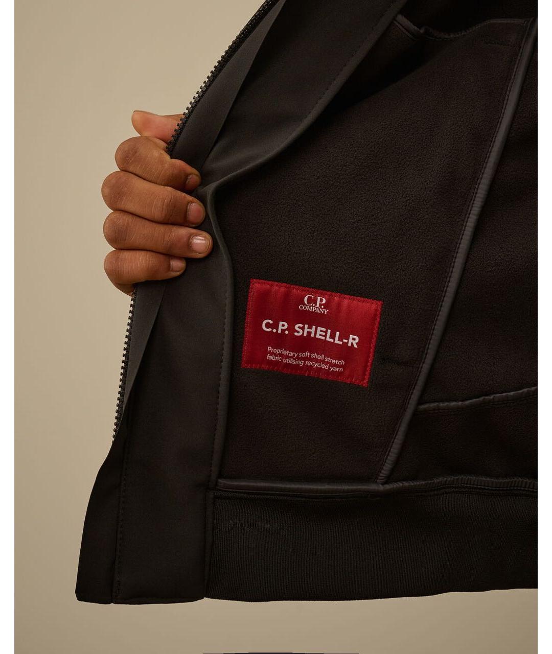 CP COMPANY Черная полиэстеровая куртка, фото 5