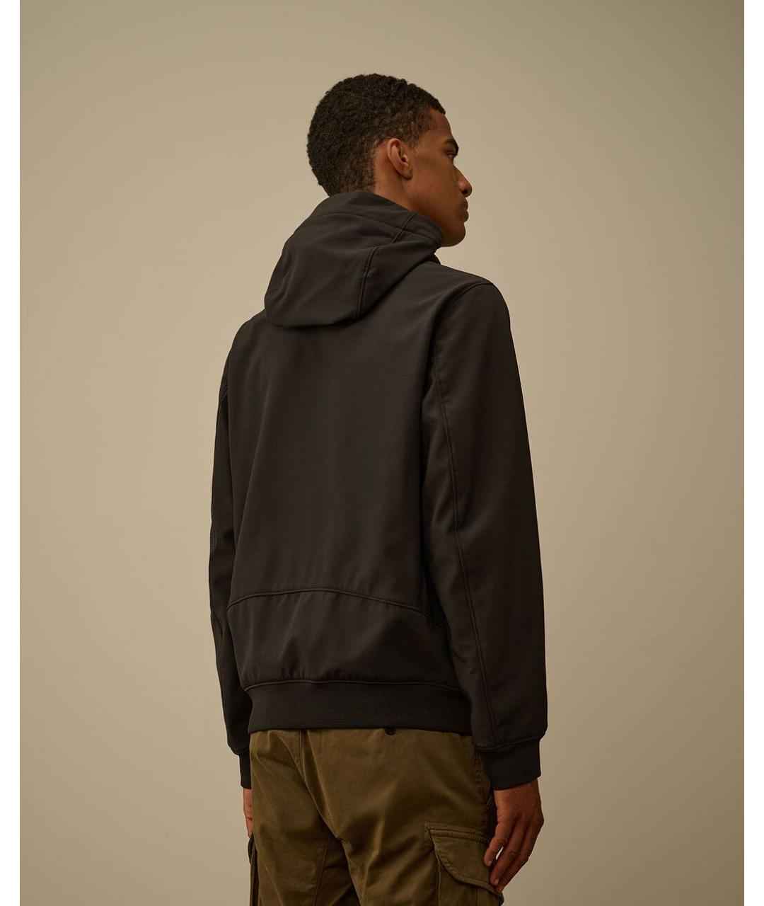 CP COMPANY Черная полиэстеровая куртка, фото 2