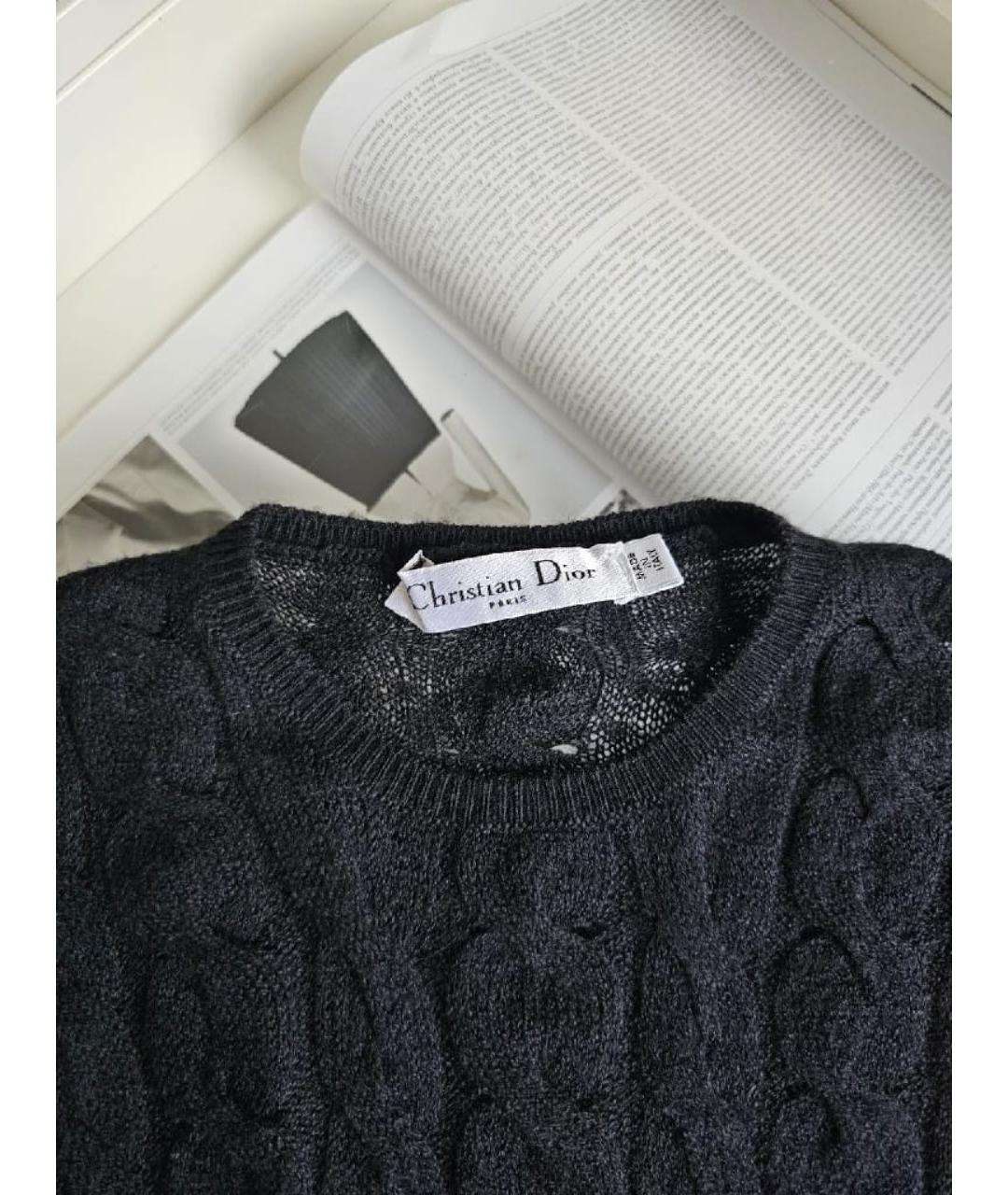 CHRISTIAN DIOR Черная майка, фото 3