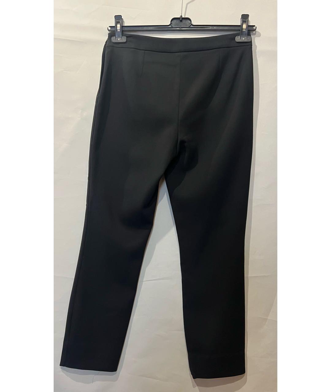 DOLCE&GABBANA Черные шерстяные брюки узкие, фото 3