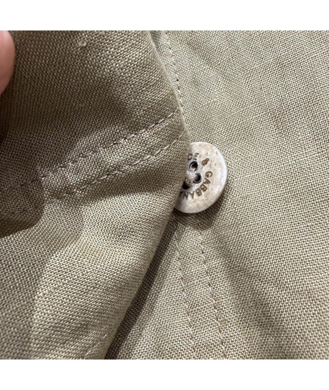 DOLCE&GABBANA Бежевая льняная куртка, фото 5