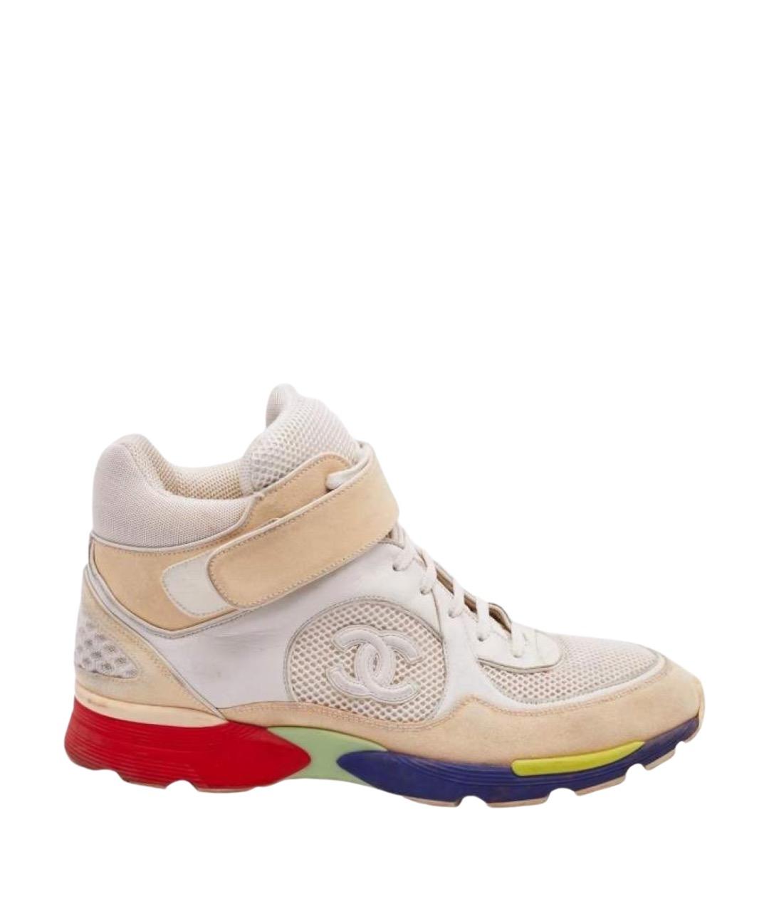 CHANEL Мульти кожаные кроссовки, фото 1