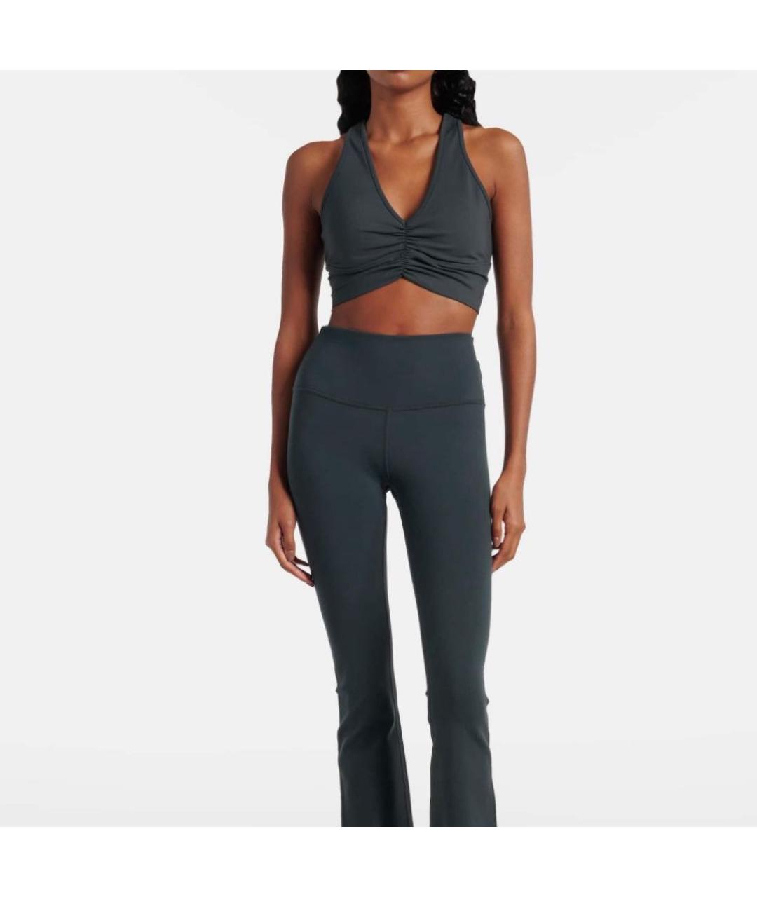 ALO YOGA Серая блузы, фото 4