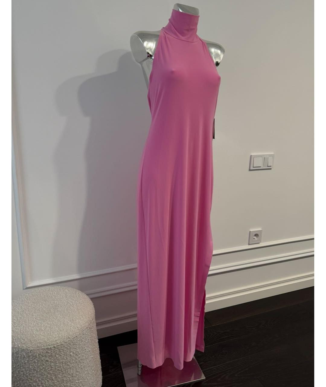 NORMA KAMALI Розовое платье, фото 5